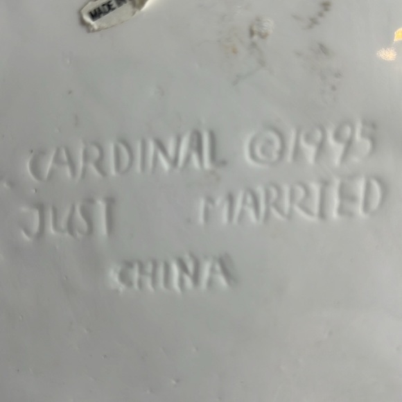 Vintage Ceramic Just Married Car Teapot, by Cardinal, 1995 - Picture 10 of 10